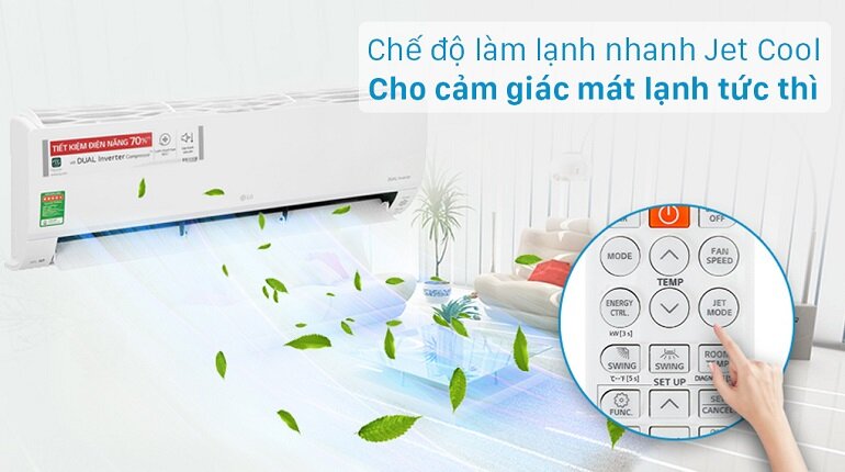 điều hòa LG V13APH2 12000 BTU 1 chiều Inverter gas R-32