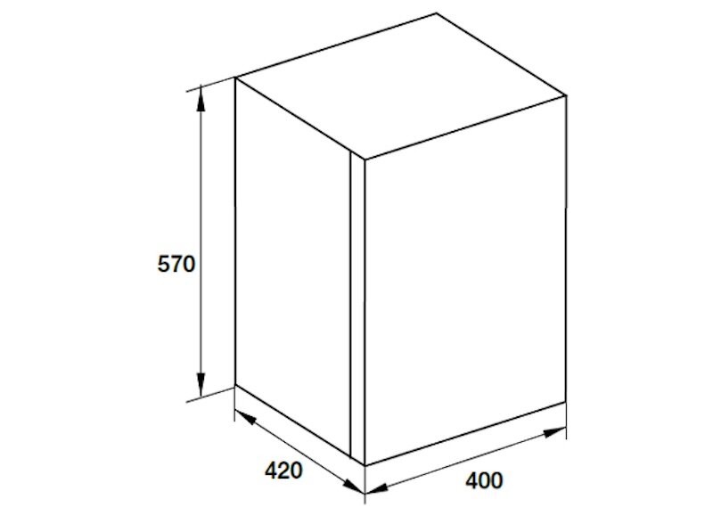 Tủ lạnh Hafele 42 lít HF-M42G 538.11.500 phù hợp cho không gian hẹp