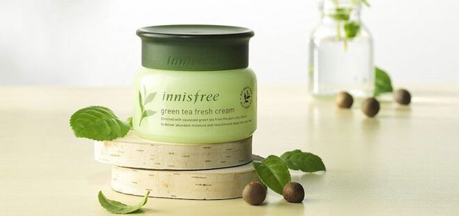 Kem dưỡng ẩm Innisfree Green tea Fresh Skin