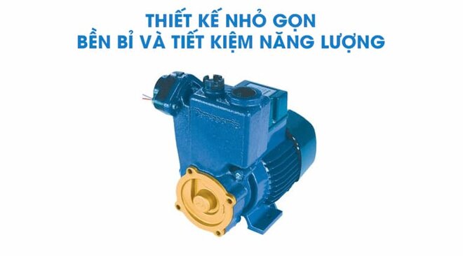 Máy bơm nước Panasonic GP-250JXK có thiết kế nhỏ gọn