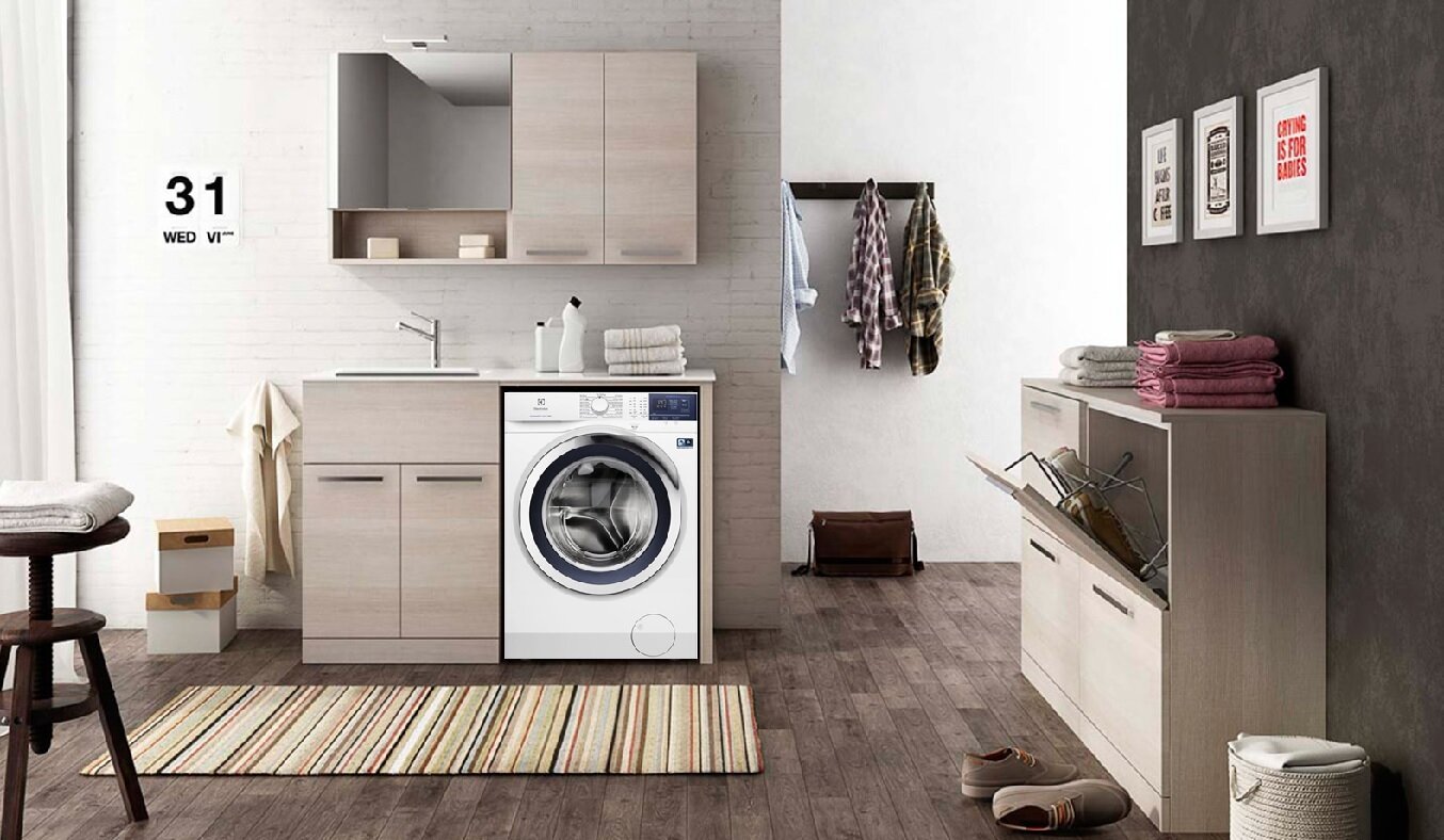 máy giặt Electrolux 8kg với thiết kế sang trọng