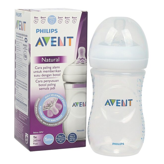 Bình sữa Avent Philips Natural 260ml