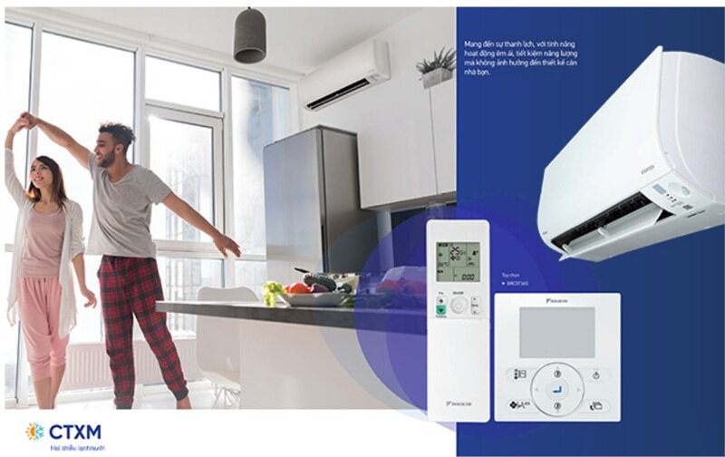 Giá chỉ 4 triệu đồng, điều hòa Daikin CTXM25RVMV vừa làm mát, sưởi ấm tốt lại rất tiết kiệm điện