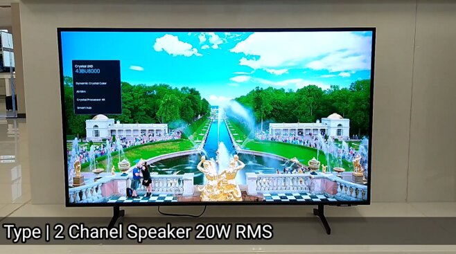 Tivi Samsung 43BU8000 - Giá bình dân, thiết kế đẹp, có chơi game đám mây!