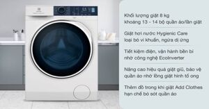 8 lợi ích khi sở hữu máy giặt Electrolux 8kg EWF8024P5WB