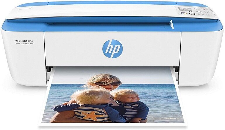 Máy in ảnh gia đình HP DeskJet 3755 đa năng không dây 