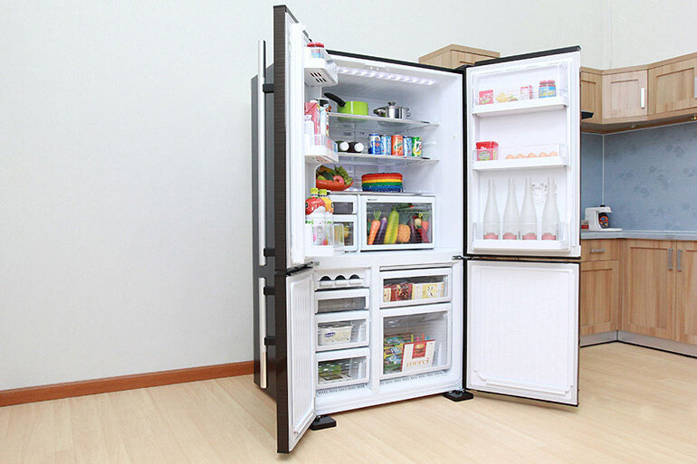 Dung tích cực khủng lên đến 635L phù hợp với những gia đình đông thành viên