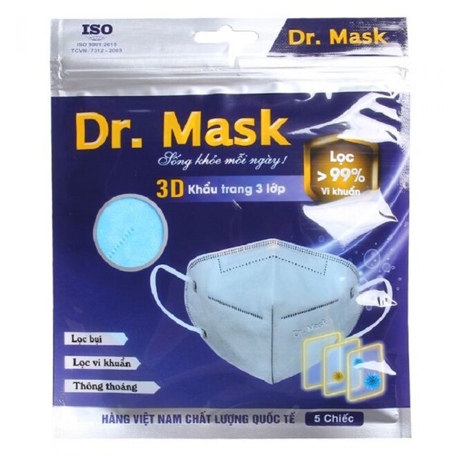 khẩu trang dr mask 3 lớp