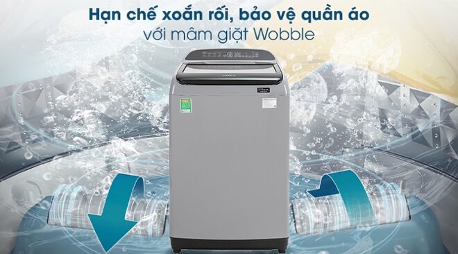 Mâm giặt giảm xoắn rối của máy giặt Samsung WA10T5260BY