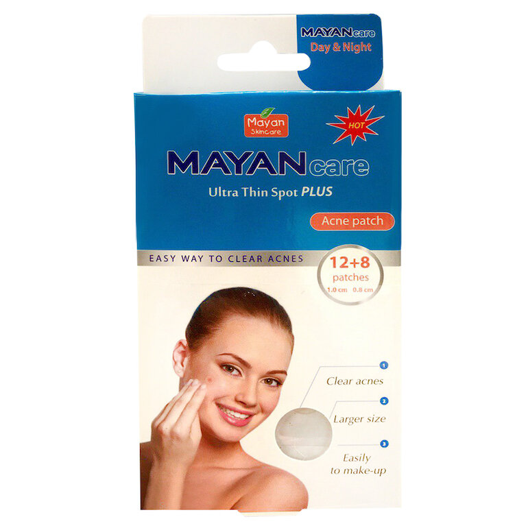 Miếng dán mụn Mayan Care được hãng thiết kế theo dạng hộp giấy nhỏ nhắn.