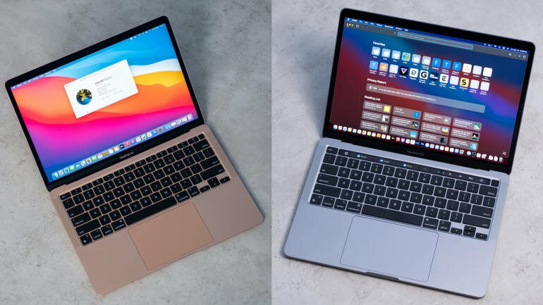 Macbook Pro khác gì với Macbook Air về màn hình