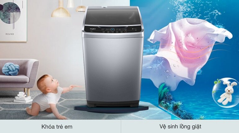 Máy giặt Whirlpool 10.5 kg VWVC10502FS