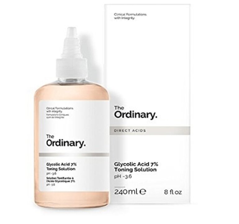 Toner The Ordinary Glycolic Acid 7 Toning Solution chứa nhiều thành phần đặc trị nhằm giải quyết các vấn đề về da.