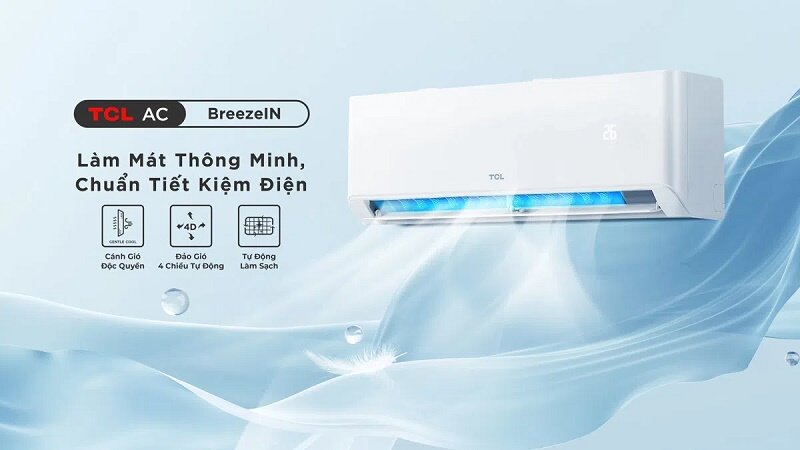 Điều hòa TCL TBI-10CSD/TPHI hấp dẫn người dùng nhờ 5 tính năng ấn tượng sau