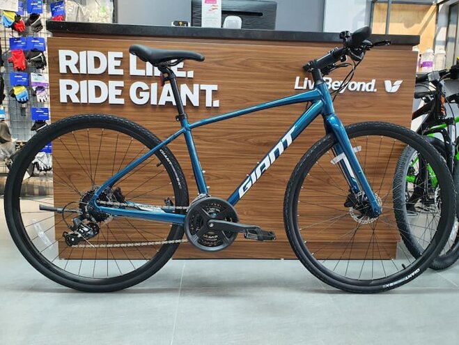 Bộ đề Shimano trên giant escape 1