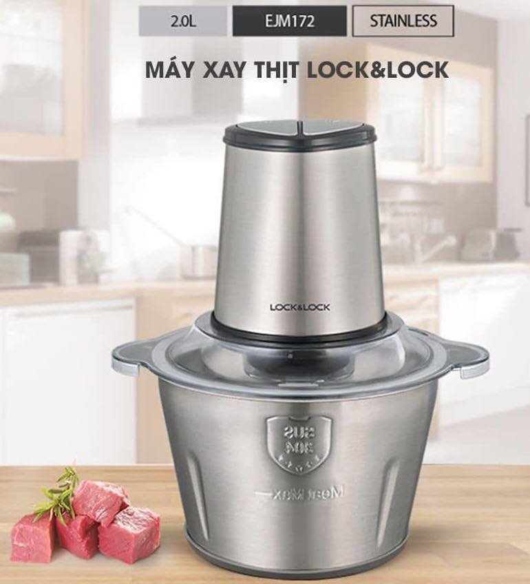 Máy Xay Thịt Cối Inox Lock&Lock EJM172