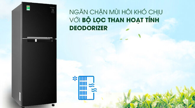 Bộ lọc than hoạt tính Deodorizer của tủ lạnh Samsung inverter 236 lít RT22M4032BU/SV