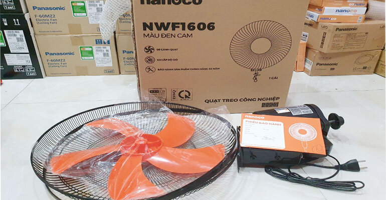 Nanoco là thương hiệu đến từ xứ xở phù tan Nhật Bản quạt treo tường Nanoco NWF1606