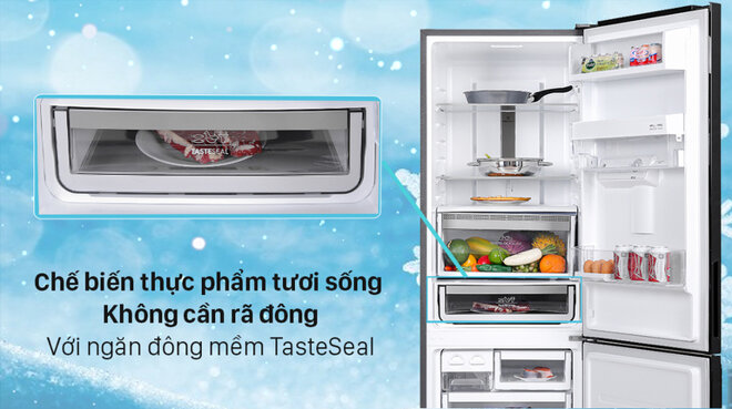 Ngăn đông mềm TasteSeal không cần rã đông