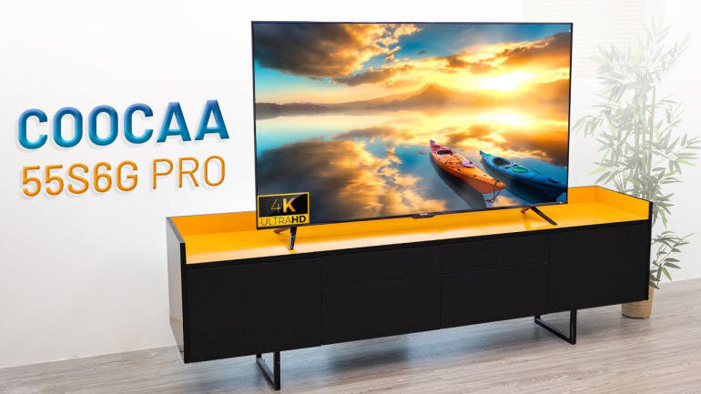 Màn hình tivi Coocaa 55S6G Pro Max sở hữu độ phân giải cực kỳ nét theo chuẩn Ultra HD (chuẩn 4K)