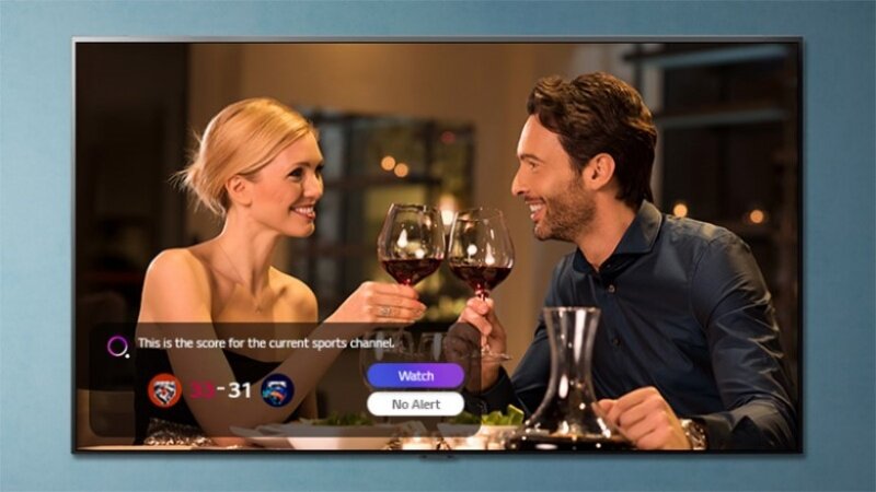 webOS cho trải nghiệm khá mượt mà, tốc độ xử lý ứng dụng nhanh chóng
