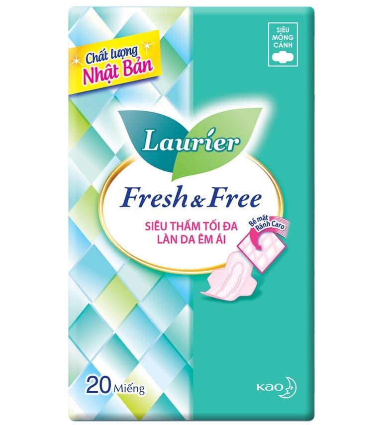 Băng vệ sinh Laurier Fresh & Free