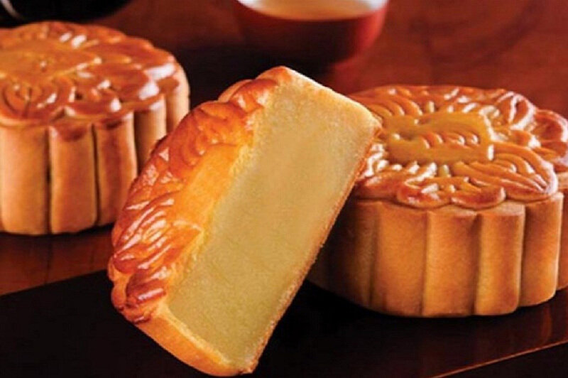 How to make moon cake with green bean filling