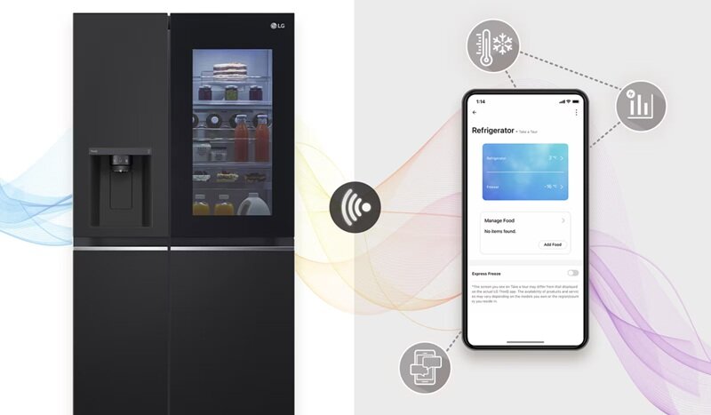 Tủ lạnh side by side 635 lít LG GR-G257SV đang hạ giá