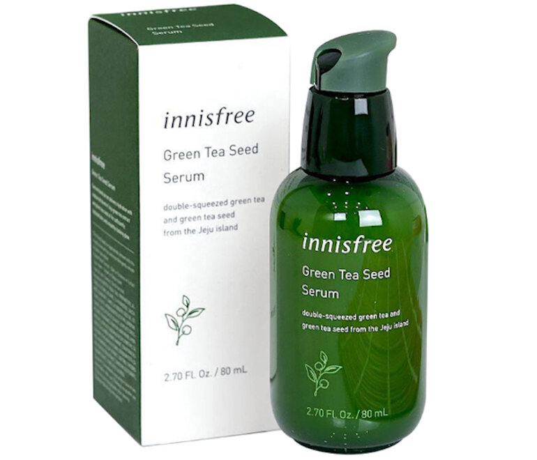 Serum Innisfree trà xanh được thiết kế vô cùng bắt mắt và sang trọng