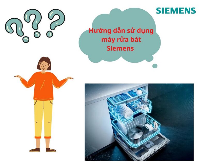 Cách sử dụng máy rửa chén Siemens SX87YX01CE 