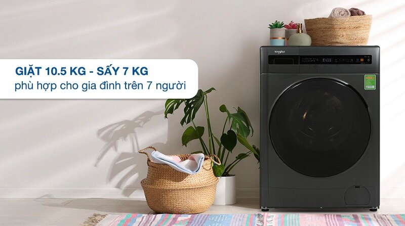 TOP 4 máy giặt Whirlpool giá chỉ khoảng 5 triệu đáng mua năm 2025