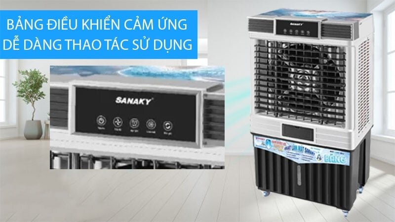 Quạt hơi nước công nghiệp Sanaky VH-7800AR: Giải pháp hạ nhiệt cho không gian rộng
