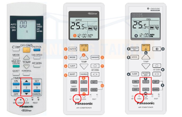 Cách check mã lỗi và xóa lỗi điều hòa Panasonic Inverter