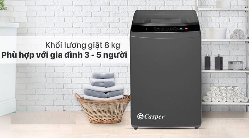 TOP 5 máy giặt Casper 8 - 8.5 kg có chất lượng giặt giũ tốt mà giá rẻ chỉ từ 2,5 triệu đồng