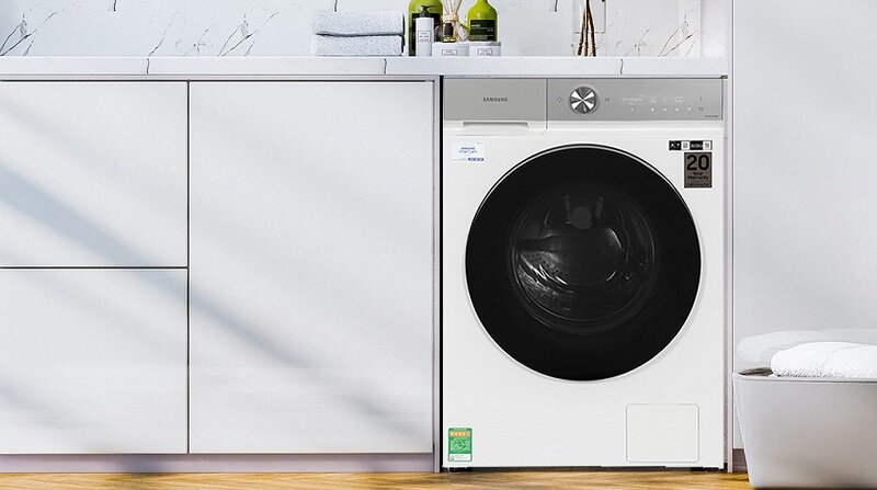Đánh giá máy giặt sấy Samsung Bespoke AI 12kg WD12BB944DGHSV 