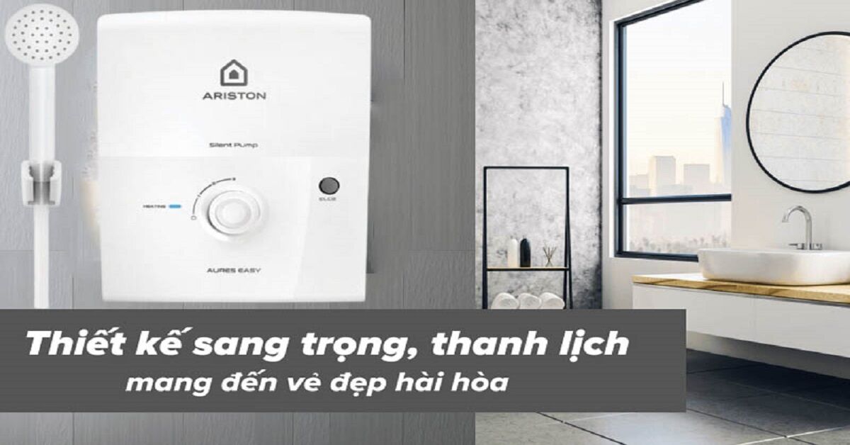 9 ưu nhược điểm của máy nước nóng trực tiếp Ariston Aures Easy 3.5