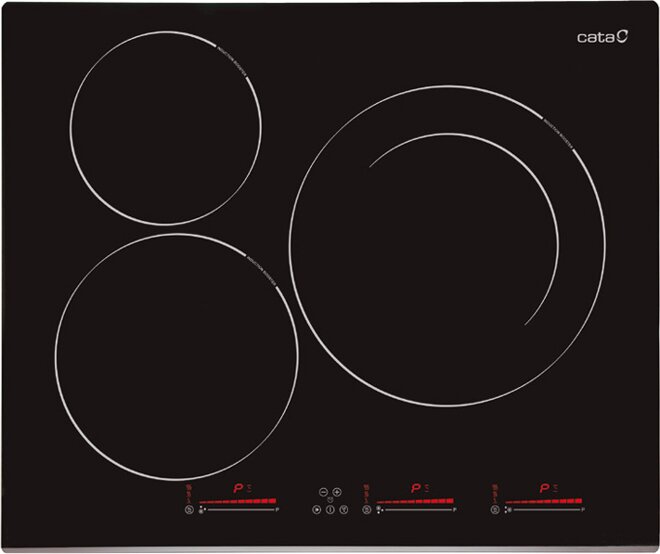Bếp từ âm ba vùng nấu Cata INSB 6003