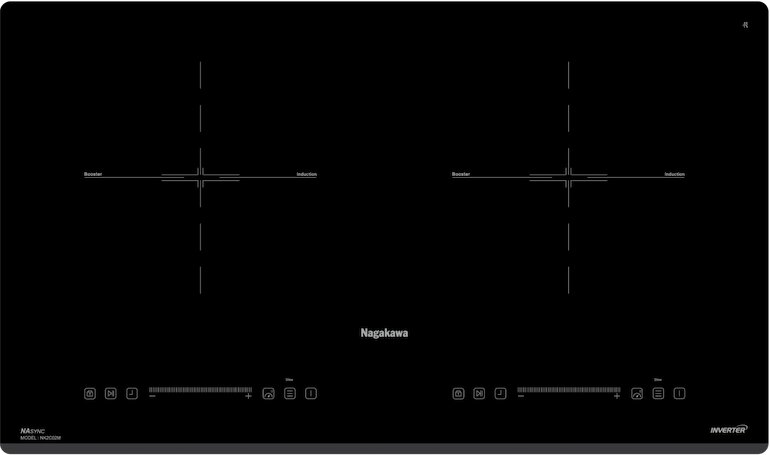 Bếp từ đôi lắp âm Nagakawa NK2C02M