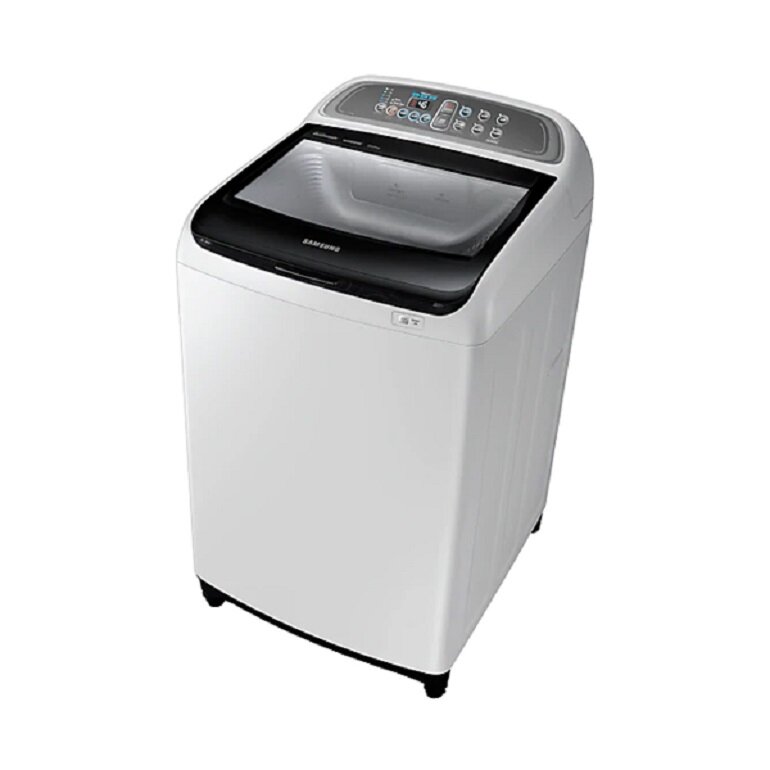 Máy giặt Samsung 10kg WA10J5710SG/SV có thiết kế màu trắng tinh tế, thanh lịch