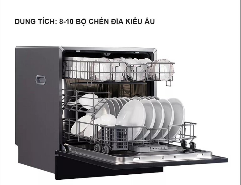 Thiết kế máy rửa sấy bát Sakura 10 bộ SCE-W850