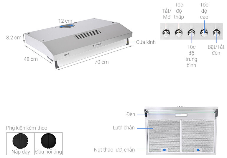 Máy hút mùi âm tủ Teka có tốt không?