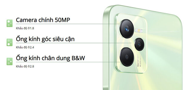 đánh giá realme c35 về camera