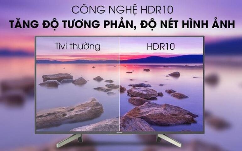 Công nghệ HDR (High Dynamic Range Extended Contrast) là công nghệ được tích hợp trên tivi nhằm tăng độ tương phản và màu sắc
