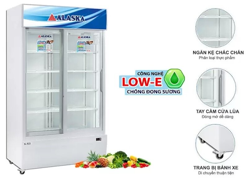 9 lý do nên lựa chọn tủ mát Alaska 800 lít SL-8CS cho các cửa hàng kinh doanh thực phẩm