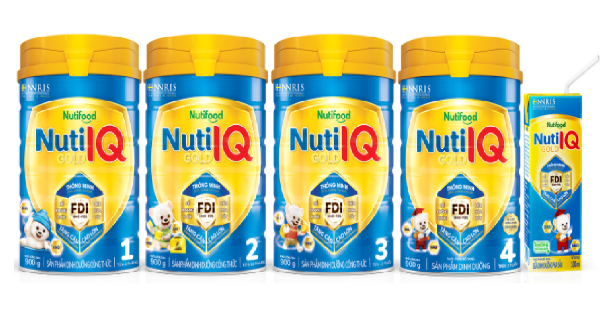 Review sữa Nuti IQ Gold có tốt không, các loại, công dụng, giá bán, mua đâu đảm bảo chất lượng?