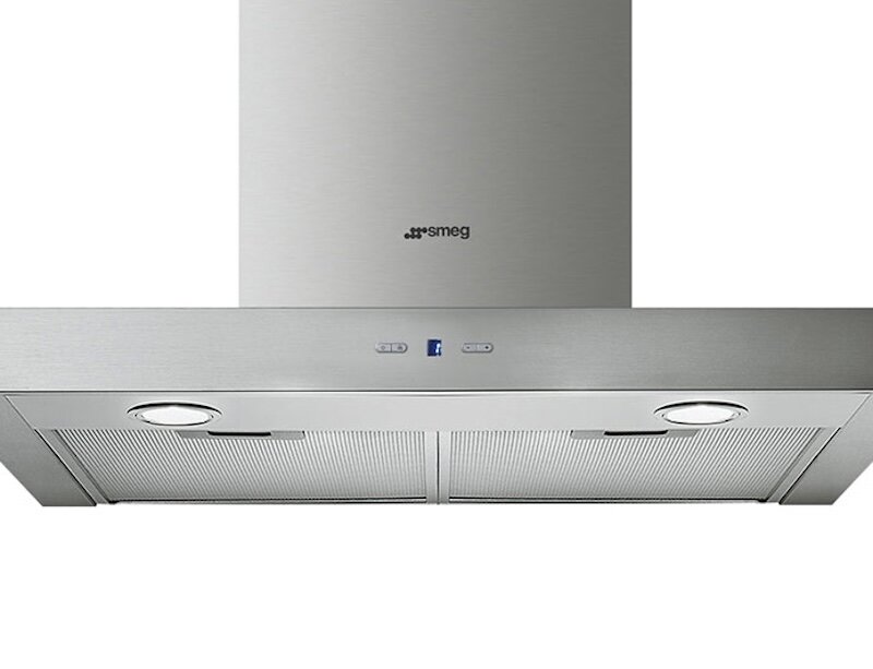 Máy hút mùi áp tường Hafele Smeg KAT600HXE 536.84.271 được trang bị 2 đèn LED với công suất 2W