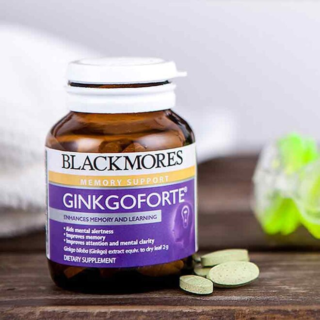 Viên uống Blackmores Ginkgo Forte 