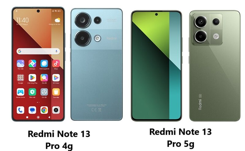 So sánh Xiaomi Redmi Note 13 Pro 4G và 5G: Đâu là lựa chọn tốt nhất?