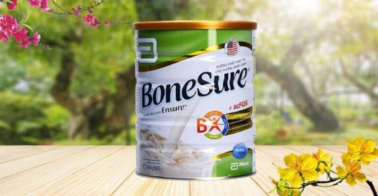 Sữa bột Bonesure là sữa tốt cho xương khớp của hãng Abbott đến từ Mỹ