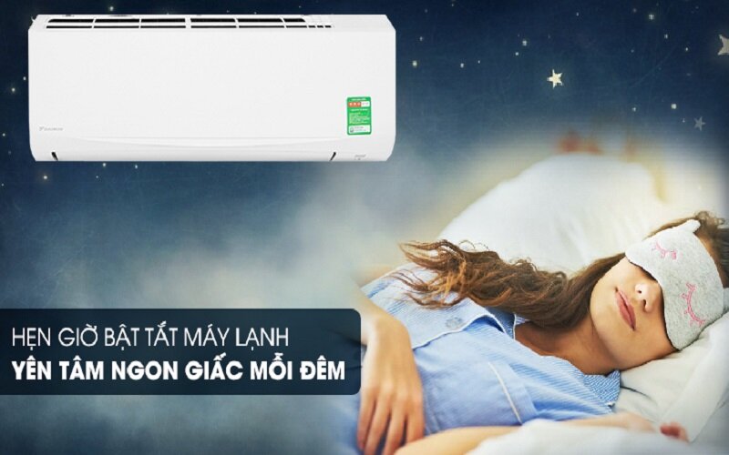 Điều hòa Daikin ATF35XAV1V/ARF35XAV1V tích hợp tính năng hẹn giờ bật tắt máy